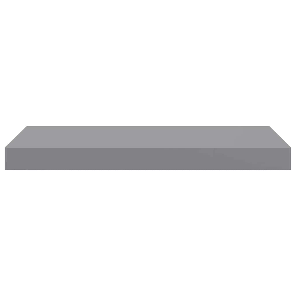 Schweberegal Grau 50x23x3,8 cm MDF