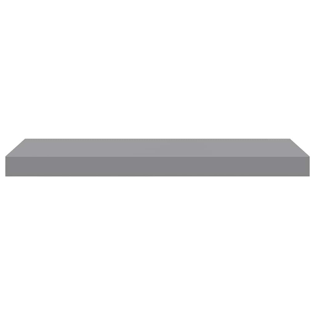 Schweberegale 4 Stk. Grau 60x23,5x3,8cm MDF