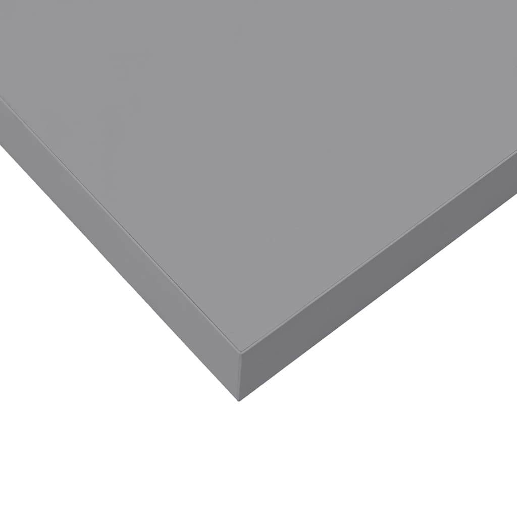 Schweberegal Grau 80x23,5x3,8 cm MDF