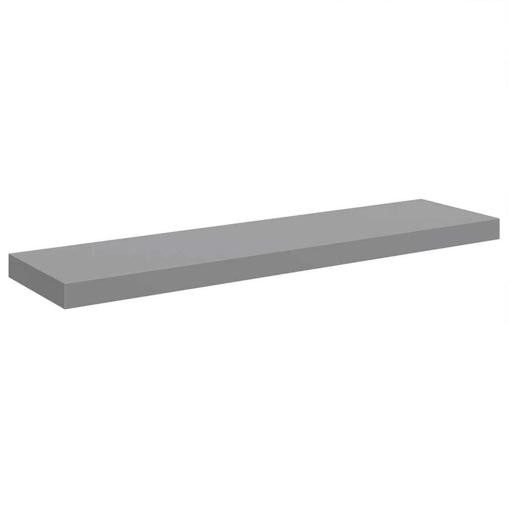 Schweberegal Grau 90x23,5x3,8 cm MDF