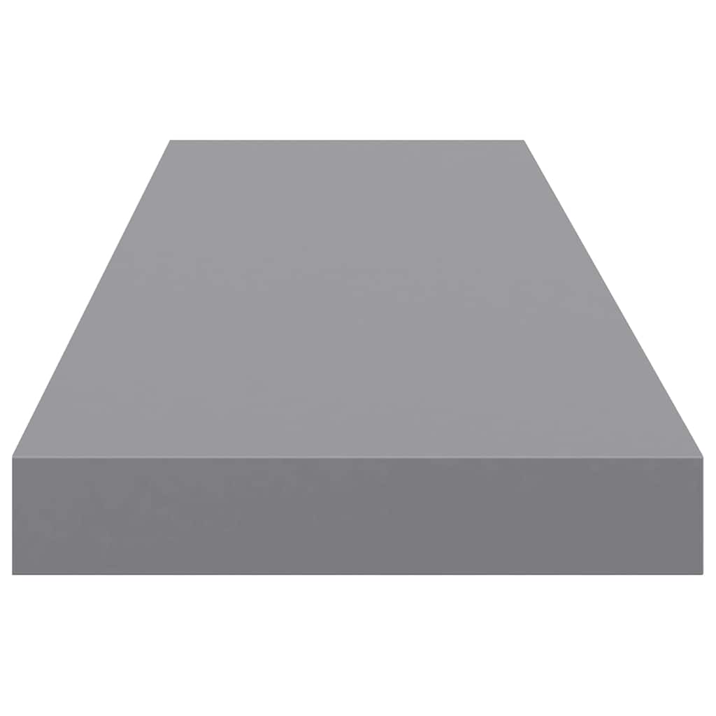 Schweberegal Grau 90x23,5x3,8 cm MDF