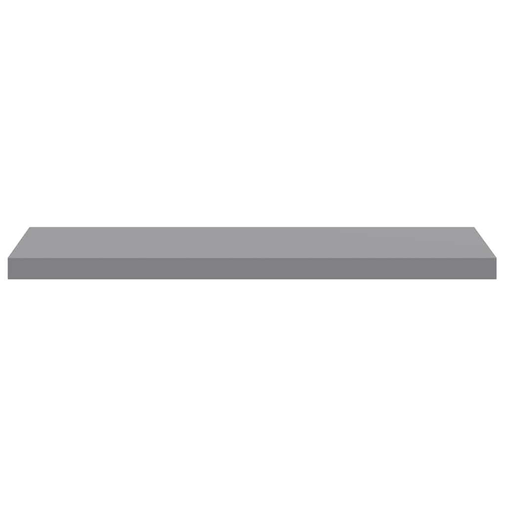Schwebende Wandregale 4 Stk. Grau 90x23,5x3,8cm MDF