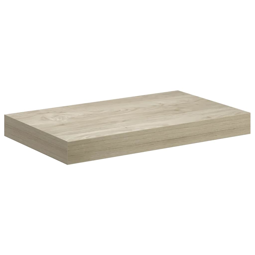 Schwebendes Wandregal Eichefarben 40x23x3,8 cm MDF