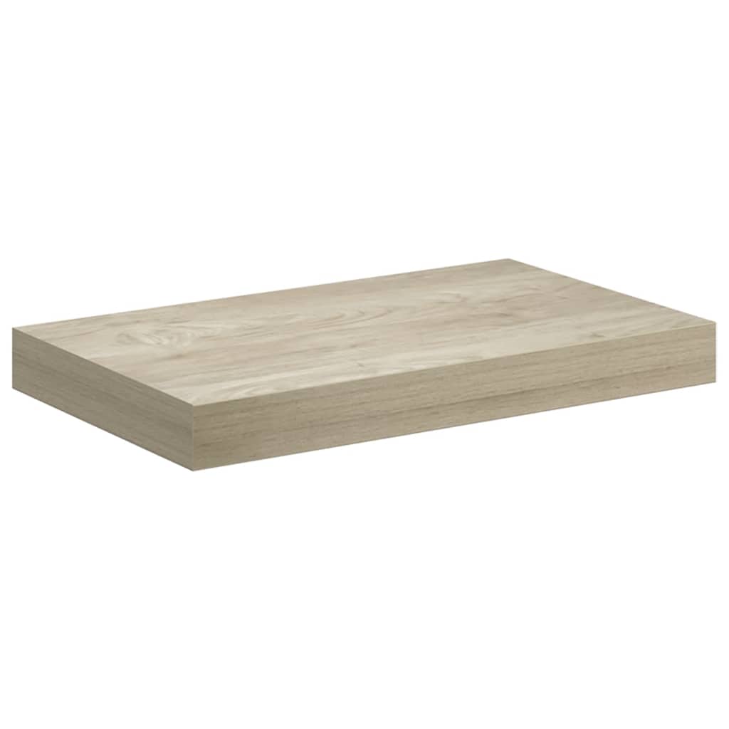 Schwebende Wandregale 4 Stk. Eichefarben 40x23x3,8cm MDF