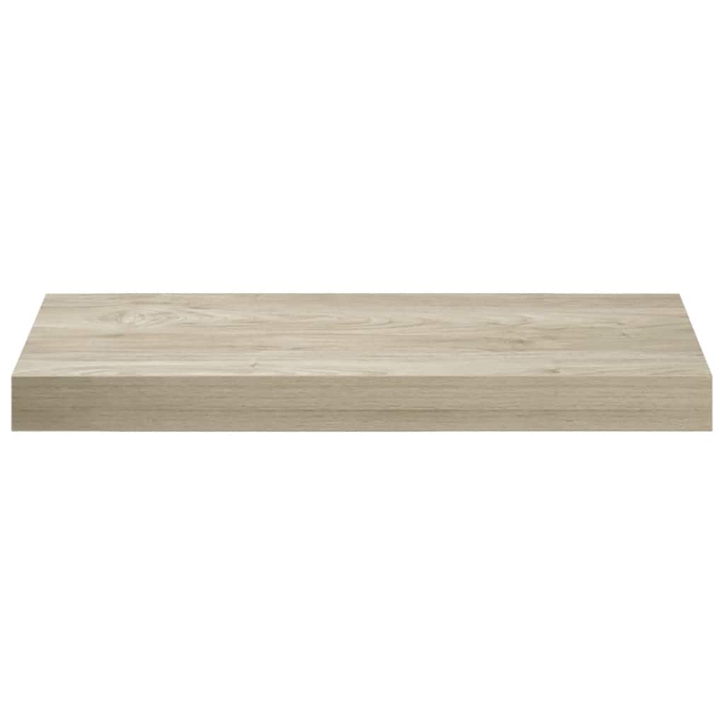 Schwebendes Wandregal Eichefarben 50x23x3,8 cm MDF