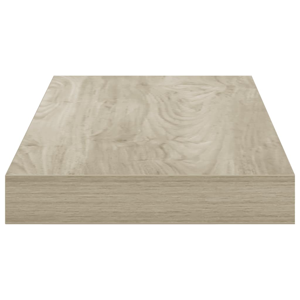 Schwebendes Wandregal Eichefarben 50x23x3,8 cm MDF