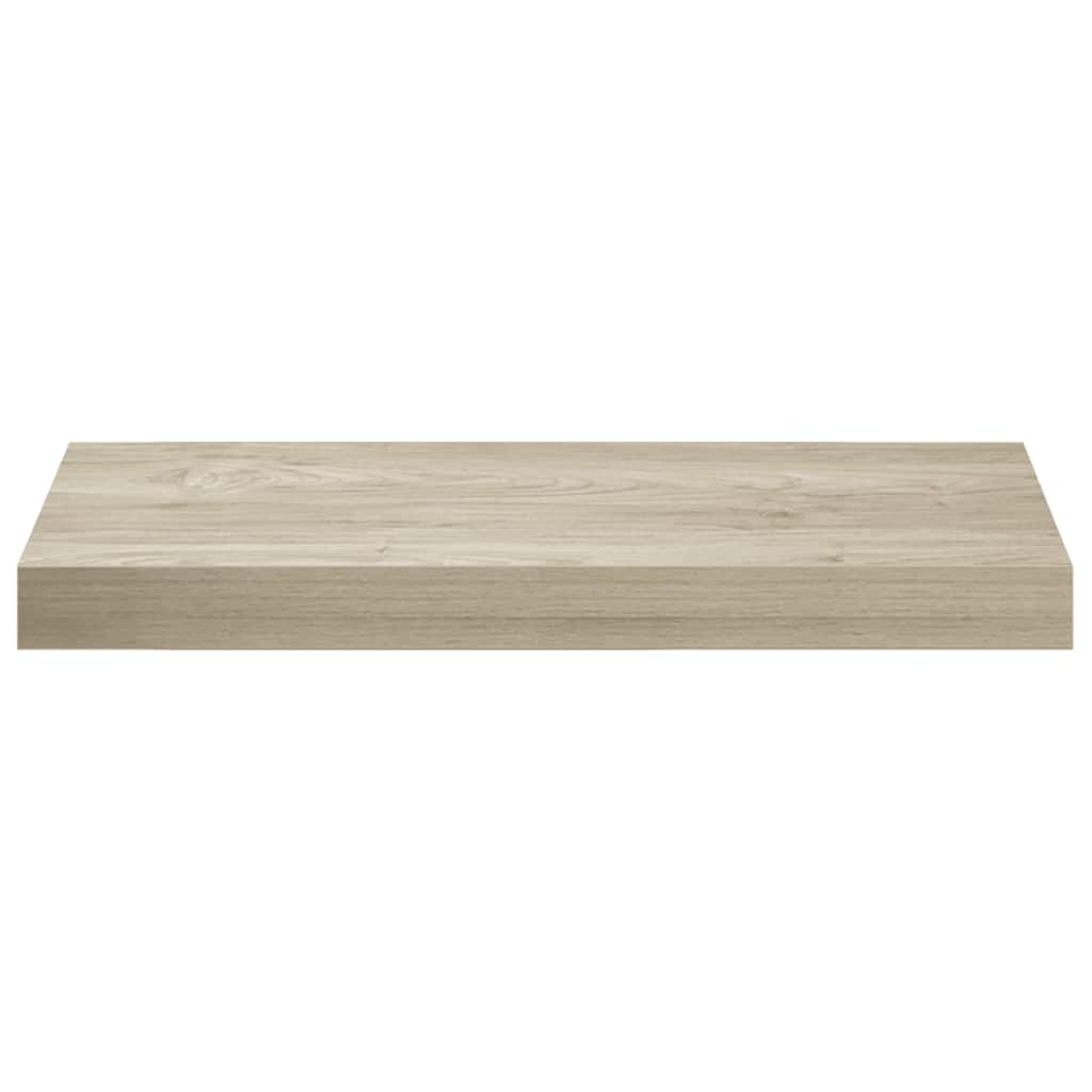 Schwebende Wandregale 2 Stk. Eichefarben 50x23x3,8cm MDF
