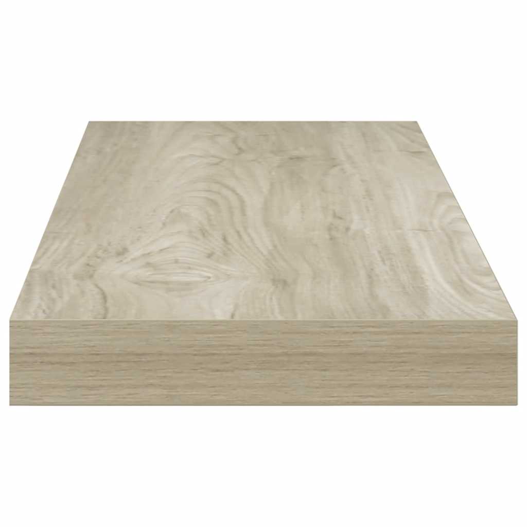 Schwebende Wandregale 4 Stk. Eichefarben 60x23,5x3,8cm MDF