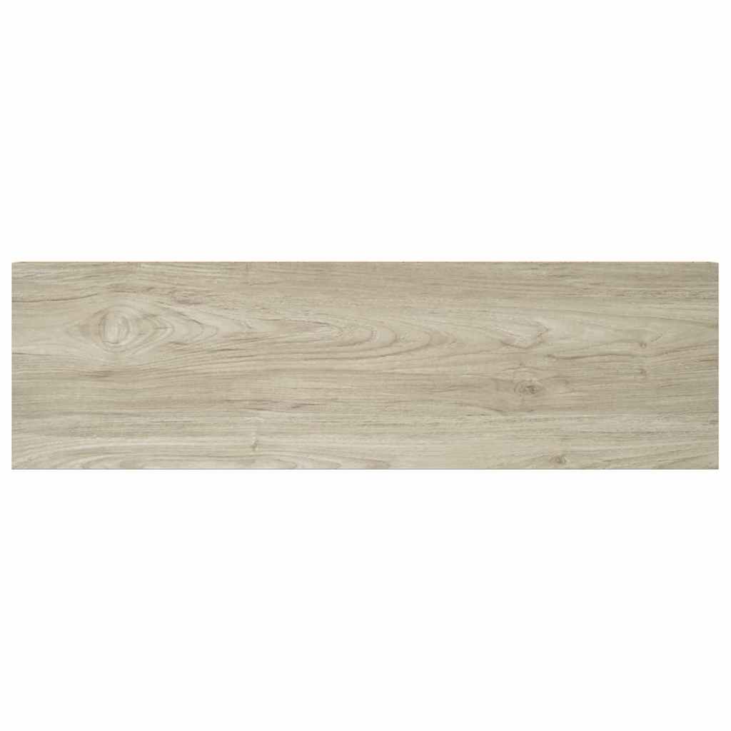 Schweberegale 2 Stk. Eiche-Optik 80x23,5x3,8 cm MDF