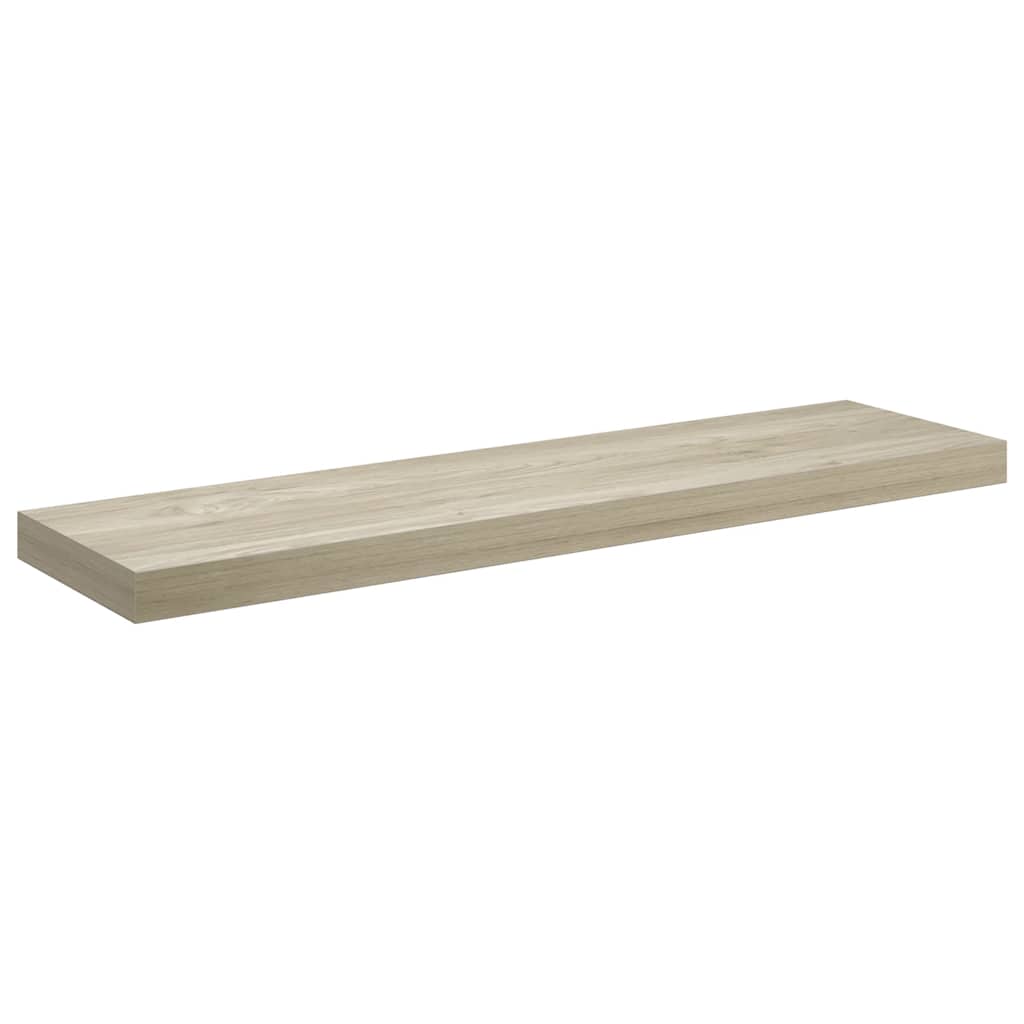 Schweberegal Eichen-Optik 90x23,5x3,8 cm MDF