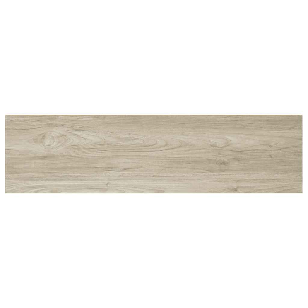 Schweberegale 2 Stk. Eichen-Optik 90x23,5x3,8 cm MDF