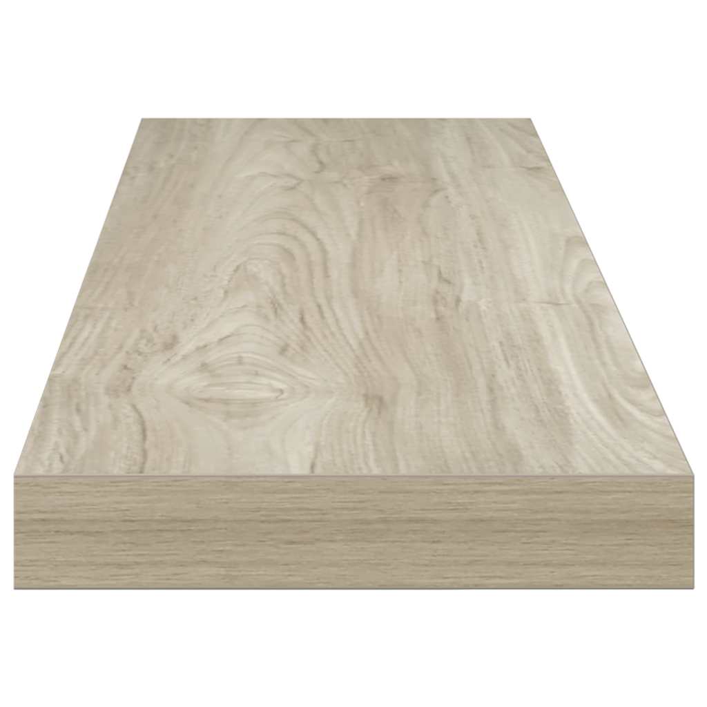 Schwebende Wandregale 4 Stk. Eichefarben 90x23,5x3,8 cm MDF