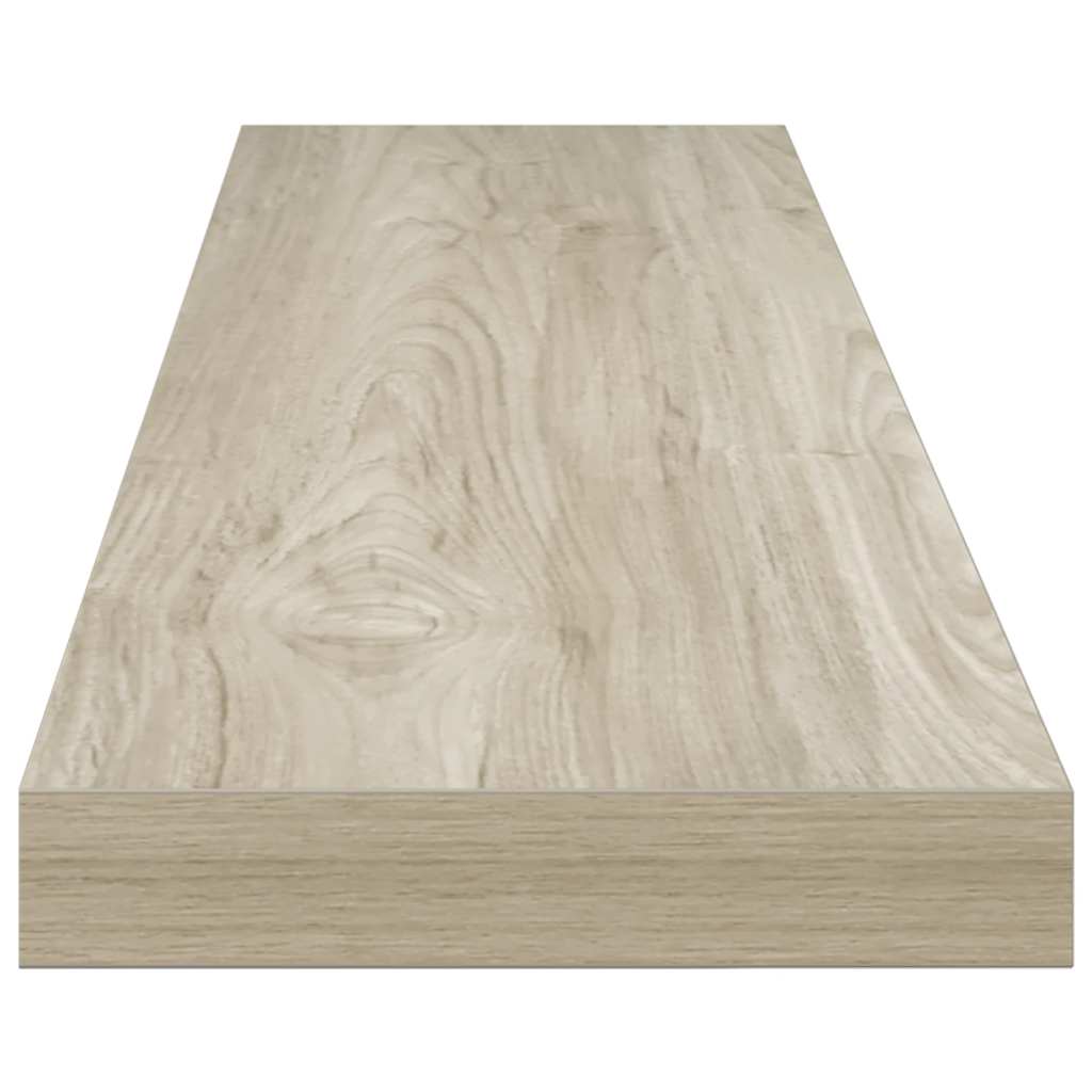 Schweberegal Eichen-Optik 120x23,5x3,8 cm MDF