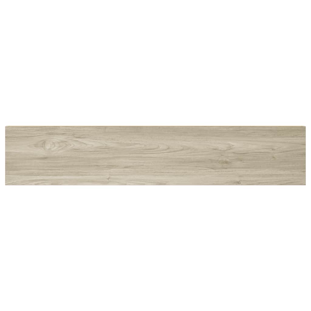 Schwebende Wandregale 2 Stk. Eichefarben 120x23,5x3,8 cm MDF
