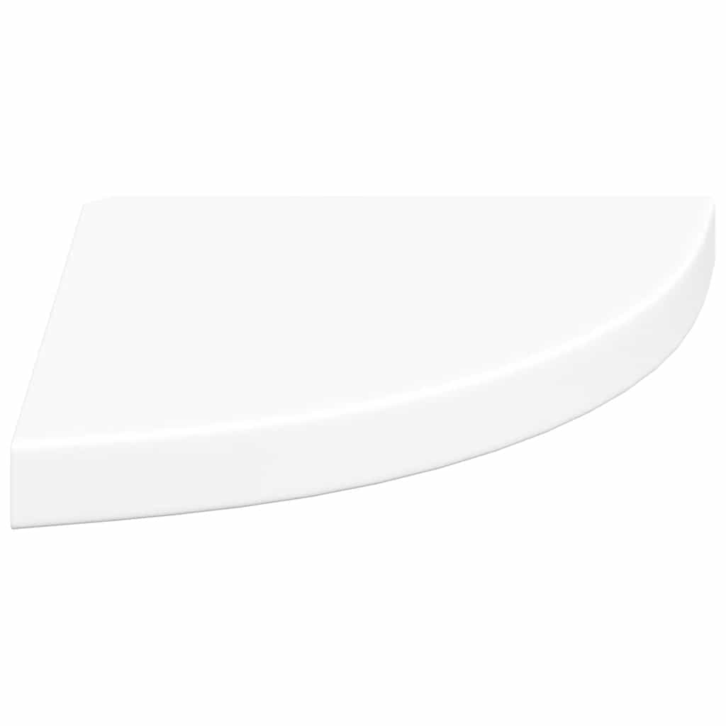 Schwebende Eckregale 2 Stk. Weiß 35x35x3,8 cm MDF
