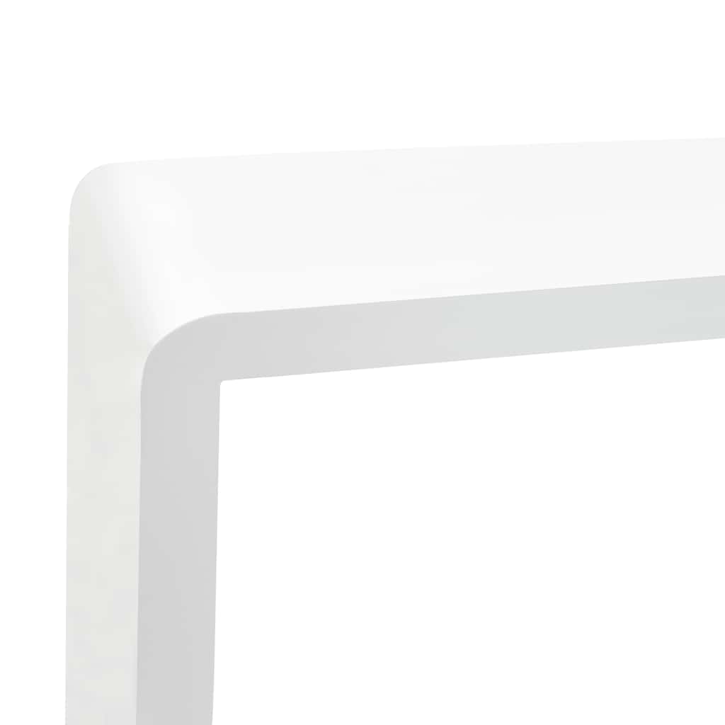 Würfelregale 3 Stk. Weiß MDF
