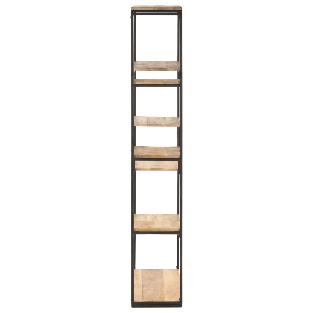 Bücherregal 80x30x180 cm Raues Mangoholz