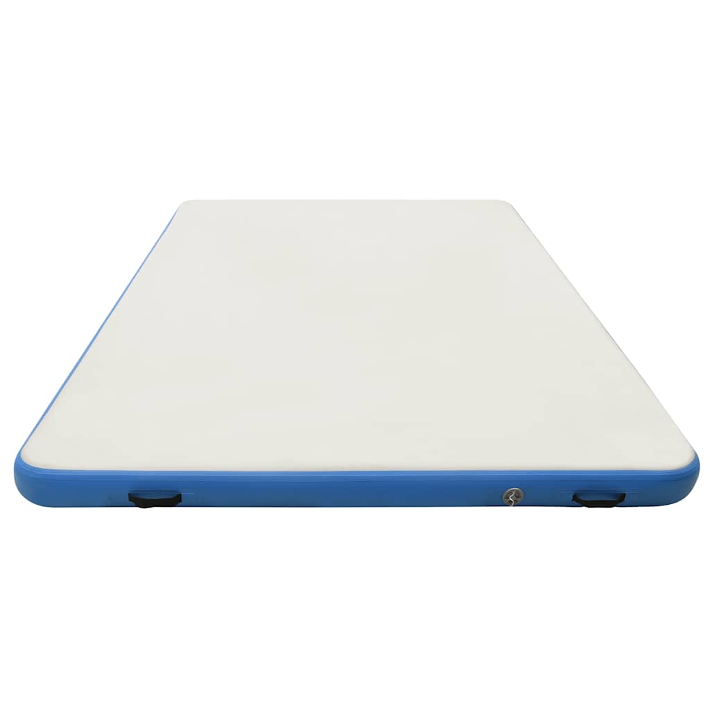 Aufblasbare Schwimmmatte Blau und Weiß 200x150x15 cm