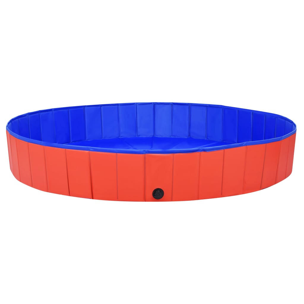 Hundepool Faltbar Rot 200x30 cm PVC