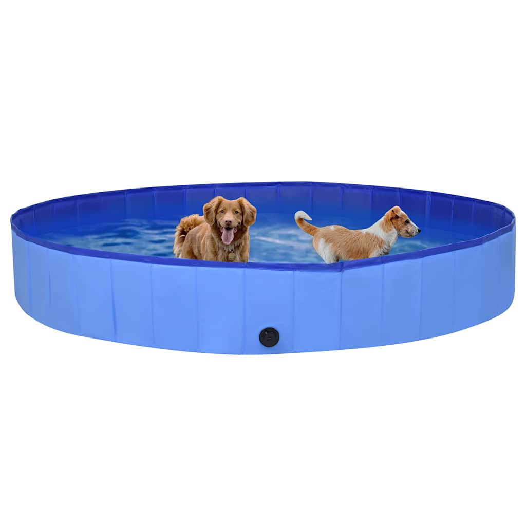 Hundepool Faltbar Blau 300x40 cm PVC