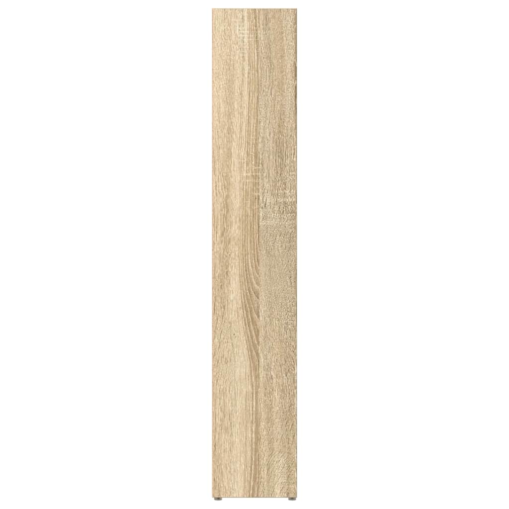 CD-Regale 2 Stk. Sonoma-Eiche 21x16x93,5 cm Holzwerkstoff