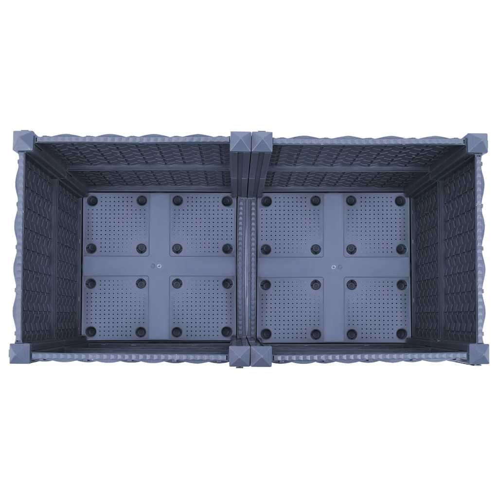 Hochbeet 80x40x38 cm Polypropylen