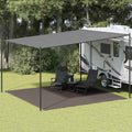 Zeltteppich 400x400 cm Anthrazit