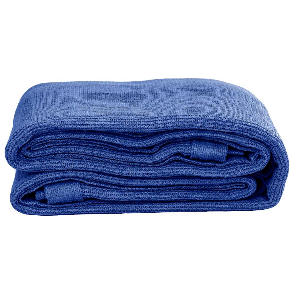 Zeltteppich 250x250 cm Blau HDPE