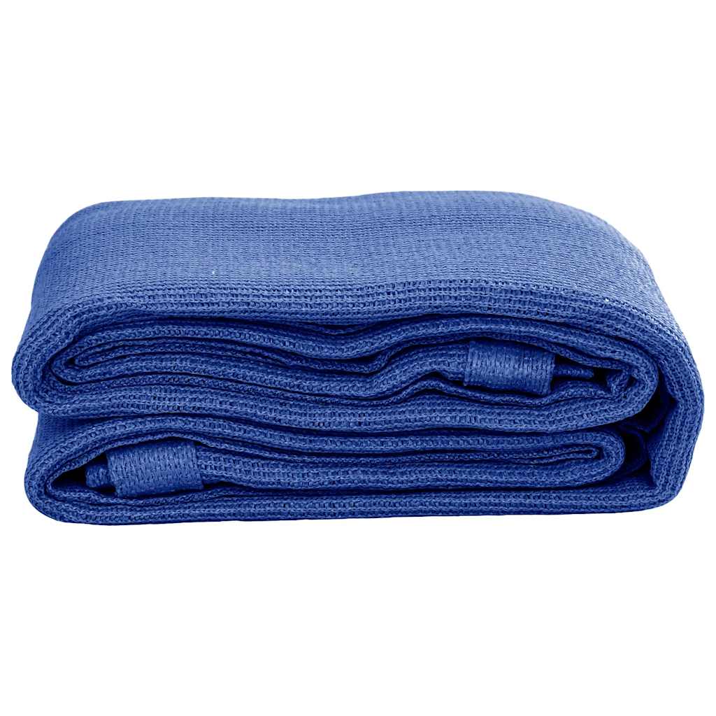 Zeltteppich 400x400 cm Blau HDPE