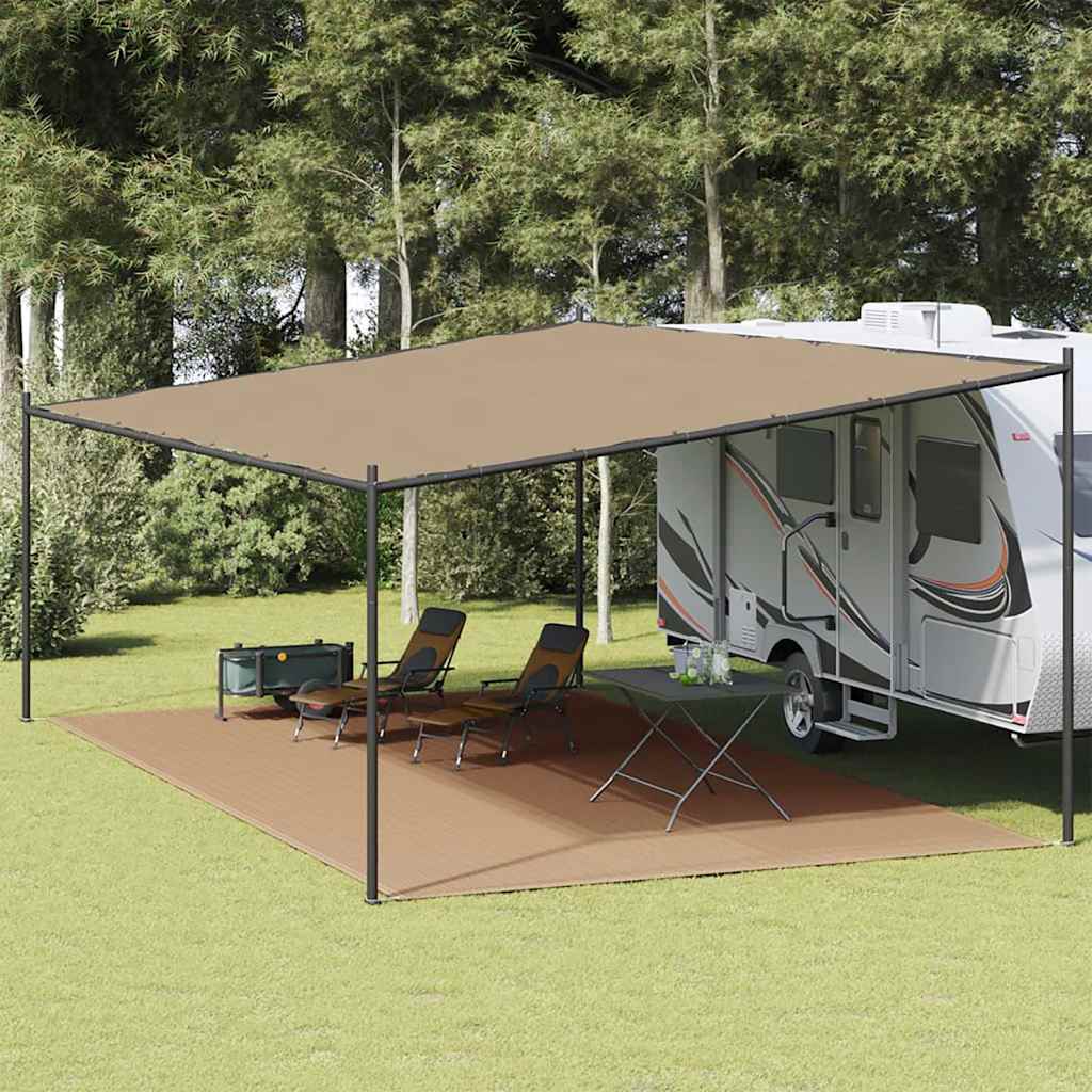 Zeltteppich 400x600 cm Taupe