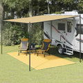 Zeltteppich 200x400 cm Beige