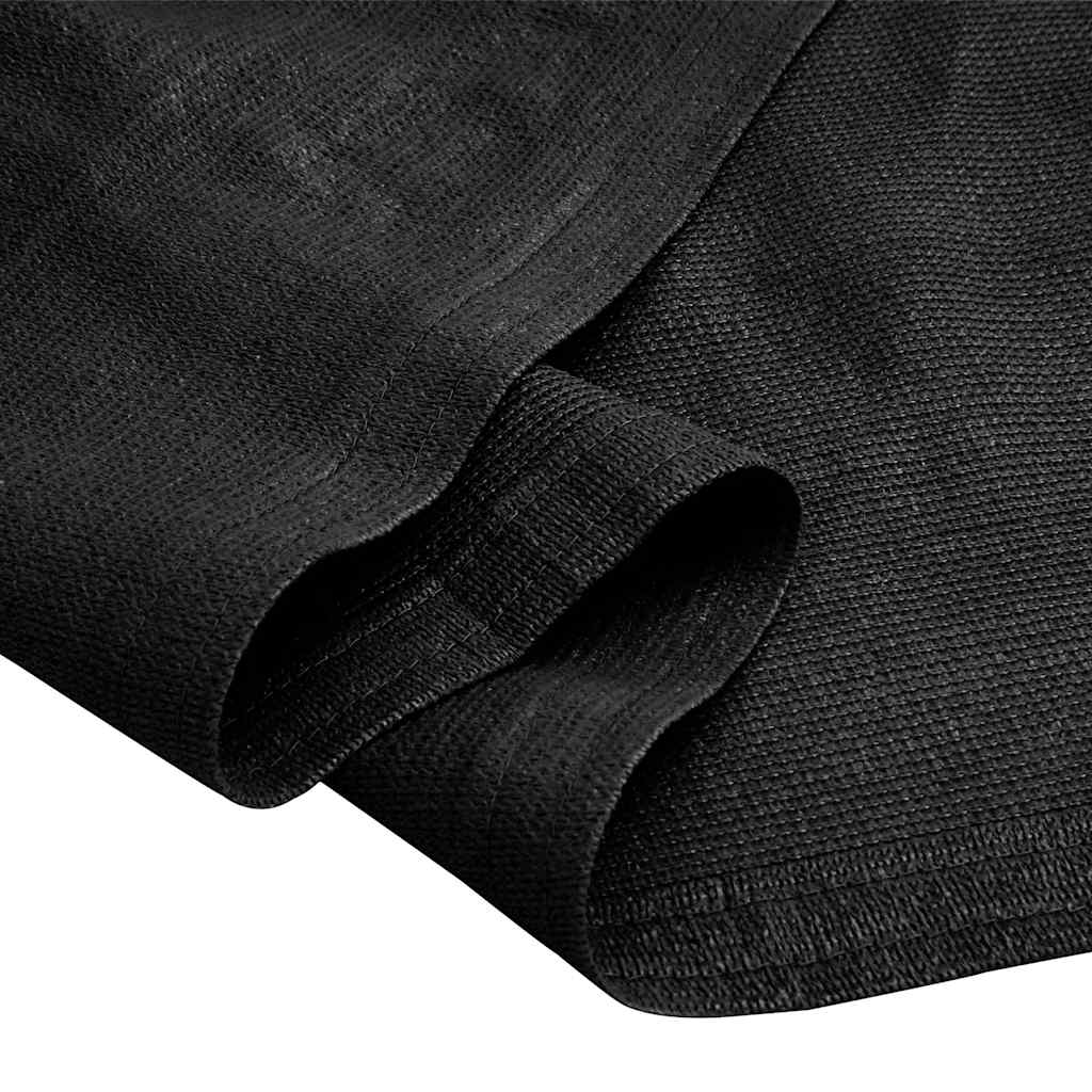 Zeltteppich 250x450 cm Schwarz