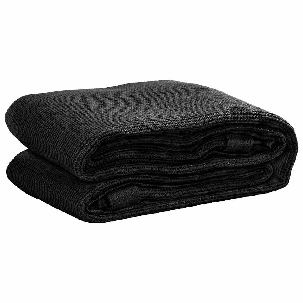 Zeltteppich 300x400 cm Schwarz