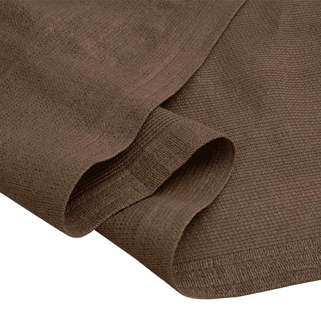 Zeltteppich 250x350 cm Braun