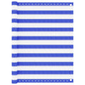 Balkon-Sichtschutz Blau und Weiß 120x500 cm HDPE