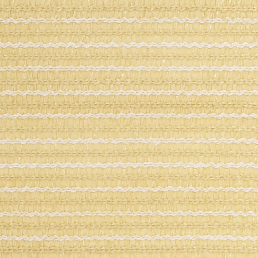 Balkon-Sichtschutz Beige 75x600 cm HDPE