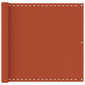 Balkon-Sichtschutz Orange 90x500 cm HDPE