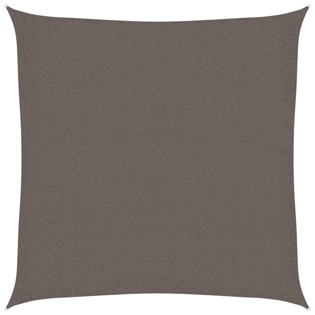 Sonnensegel 160 g/m² Anthrazit 2,5x2,5 m HDPE