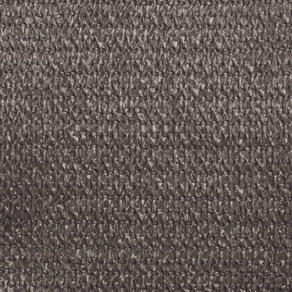 Sonnensegel 160 g/m² Anthrazit 6x7 m HDPE