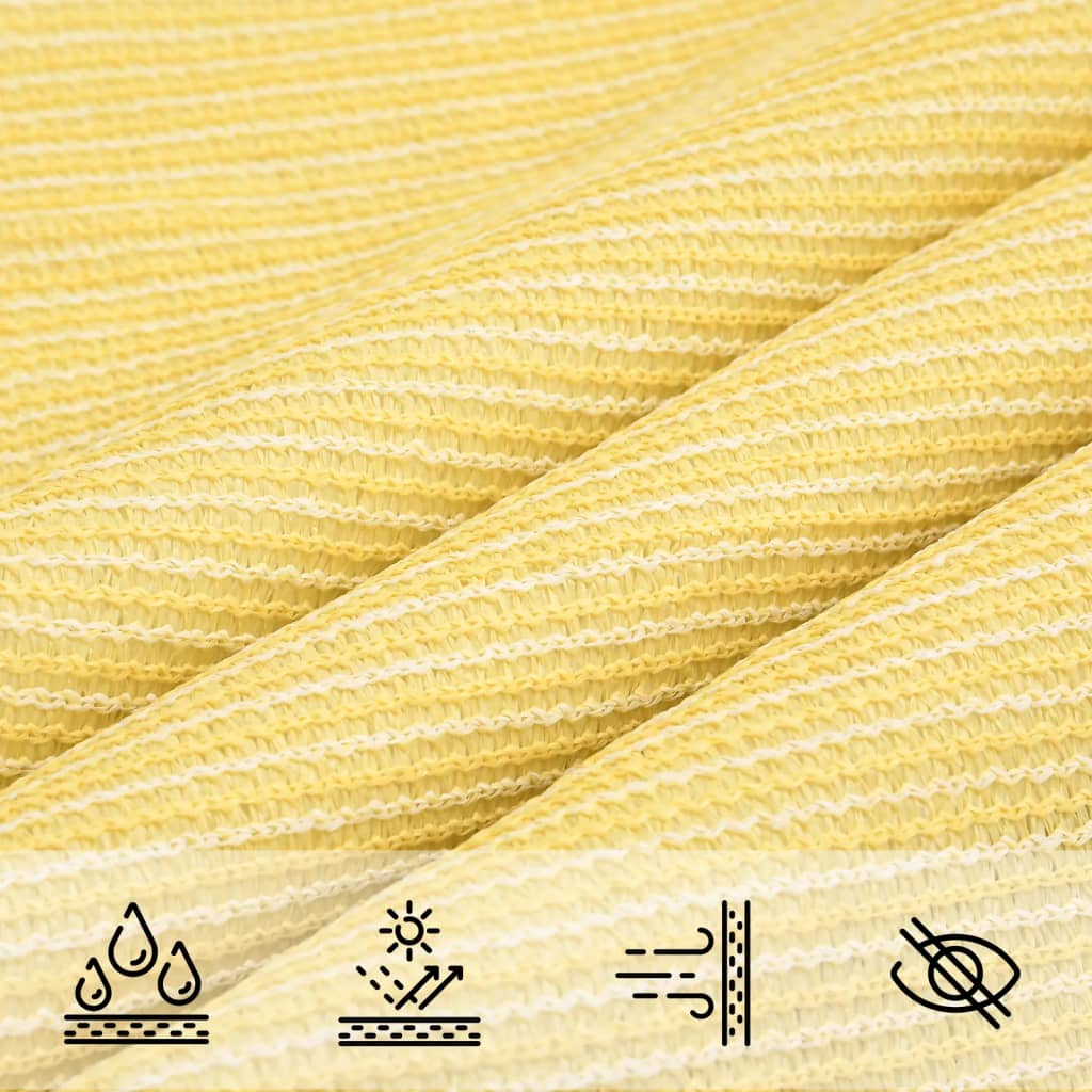 Sonnensegel 160 g/m² Beige 3x4 m HDPE