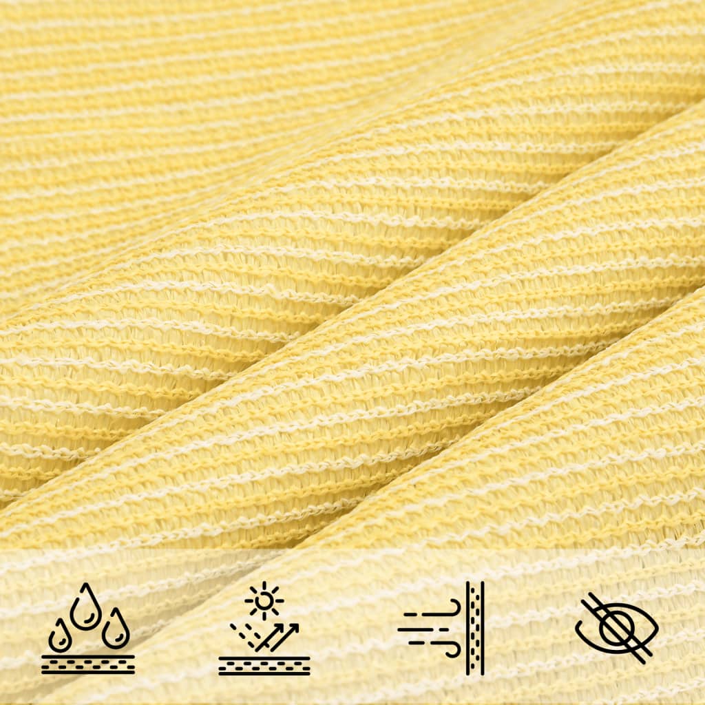 Sonnensegel 160 g/m² Beige 3x5 m HDPE