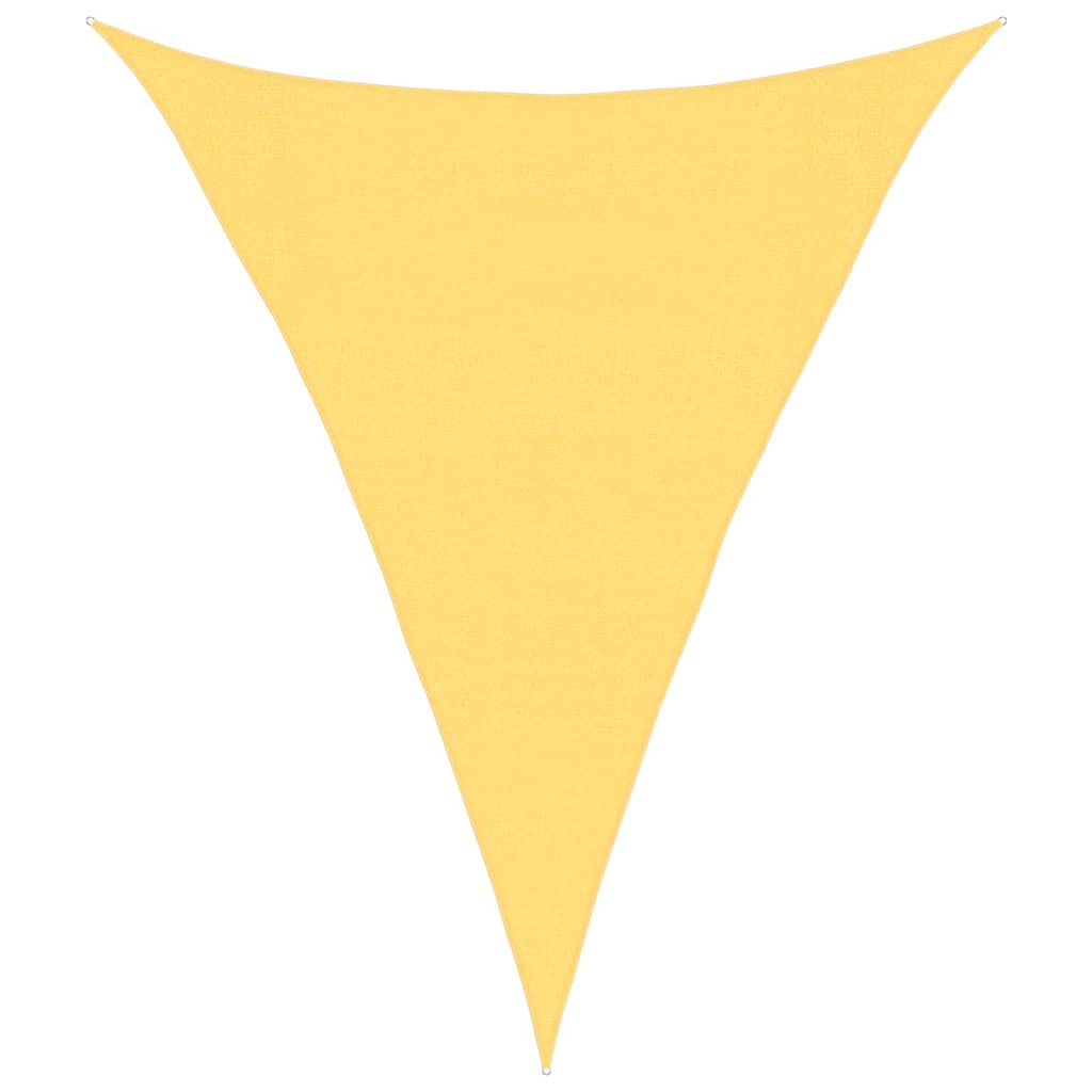 Sonnensegel 160 g/m² Beige 3x4x4 m HDPE
