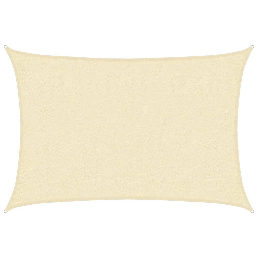 Sonnensegel 160 g/m² Creme 2x2,5 m HDPE