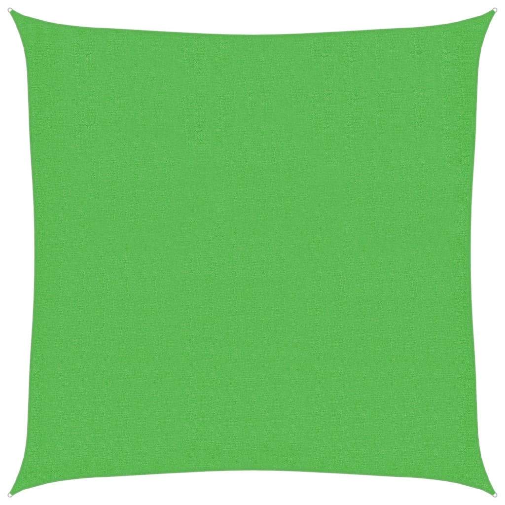 Sonnensegel 160 g/m² Hellgrün 2x2 m HDPE