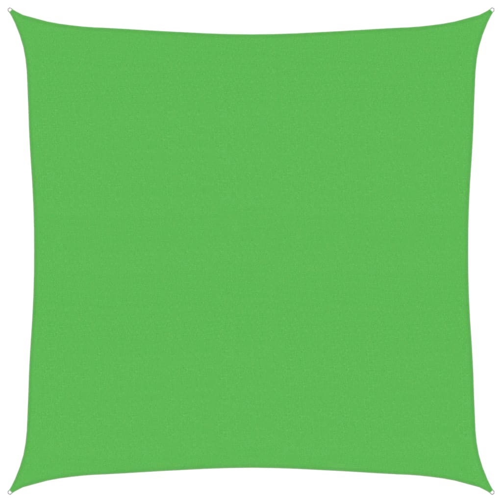 Sonnensegel 160 g/m² Hellgrün 6x6 m HDPE