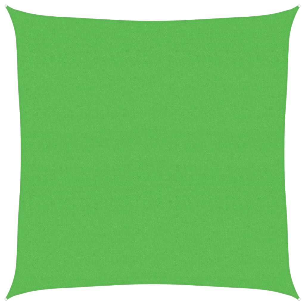 Sonnensegel 160 g/m² Hellgrün 7x7 m HDPE