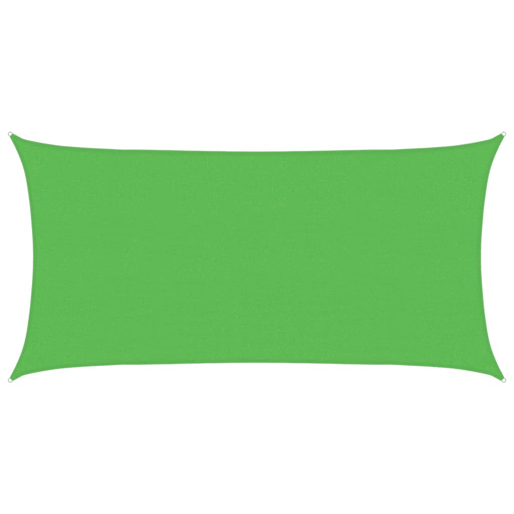 Sonnensegel 160 g/m² Hellgrün 2x4 m HDPE