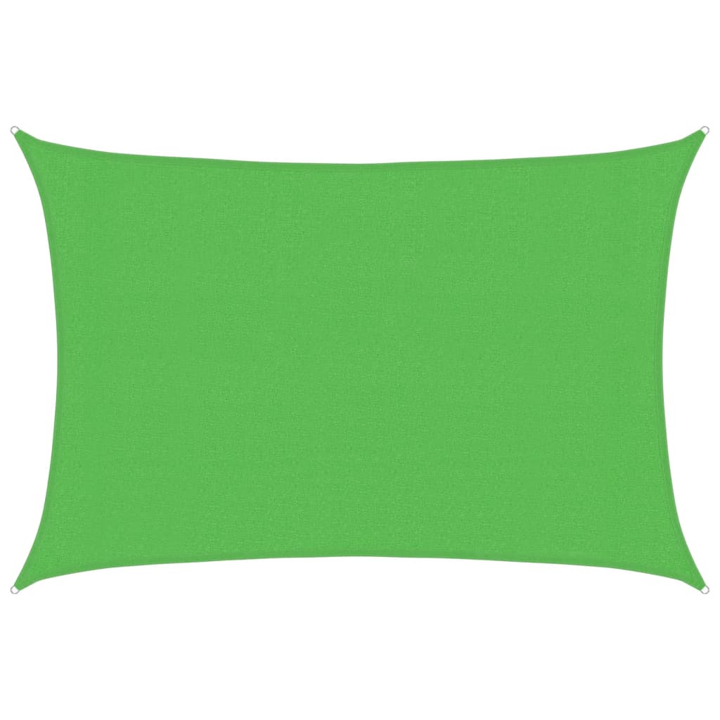 Sonnensegel 160 g/m² Hellgrün 3x4,5 m HDPE