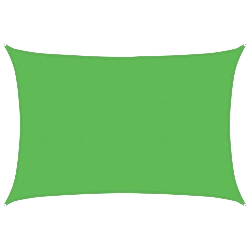Sonnensegel 160 g/m² Hellgrün 5x7 m HDPE