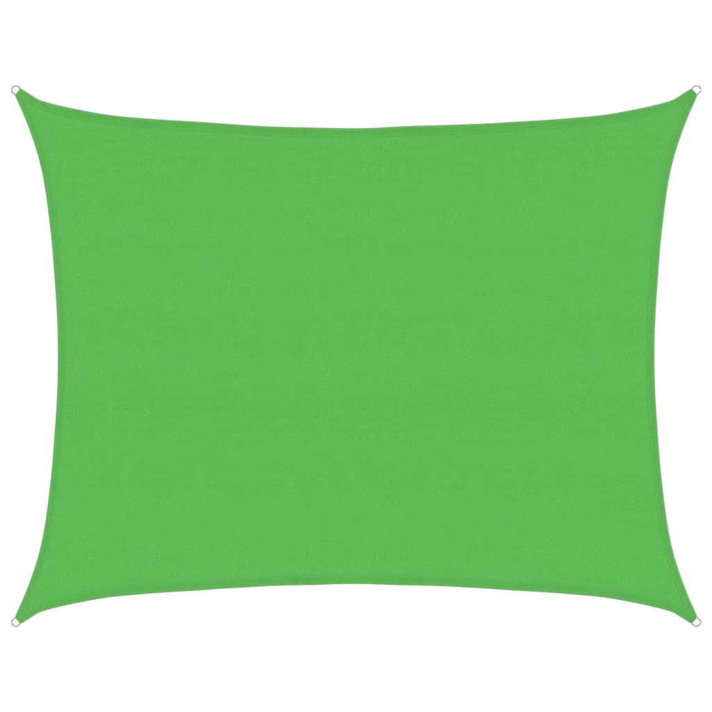 Sonnensegel 160 g/m² Hellgrün 6x8 m HDPE